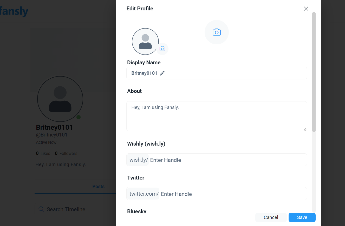Оформление профиля на Fansly | Изображение 3