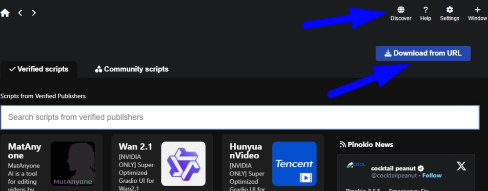Что делать если нужной нейросети нет в Pinokio | Изображение 7