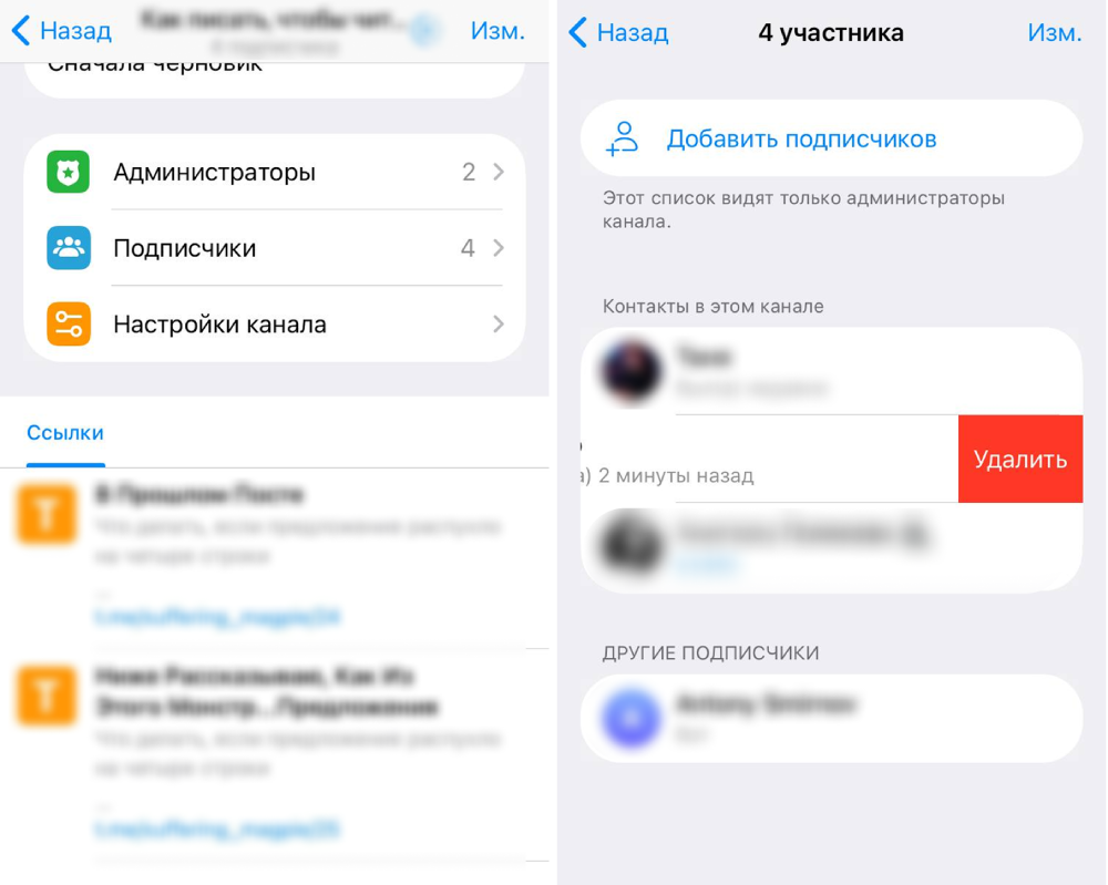 Как удалить группу в Телеграм на айфоне | Изображение 4