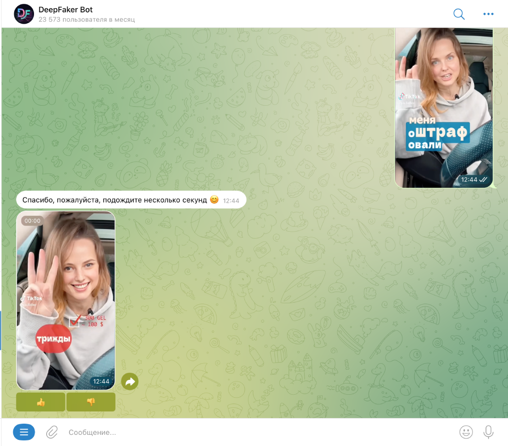 Бот для создания дипфейков в Телеграм | Изображение 23