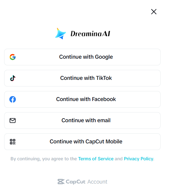 Авторизация в Dreamina AI | Изображение 4