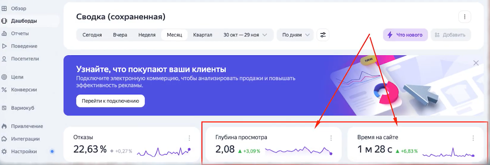 Проверка поведенческих факторов в Яндекс метрике | Изображение 6