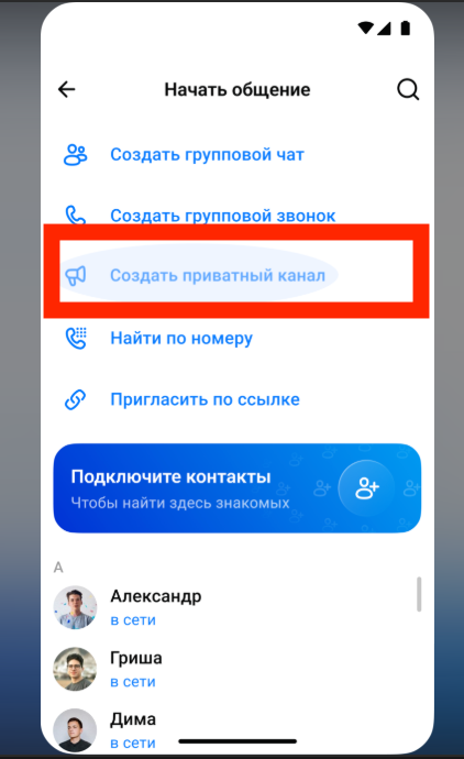 Как создать приватный канал в Макс | Изображение 2