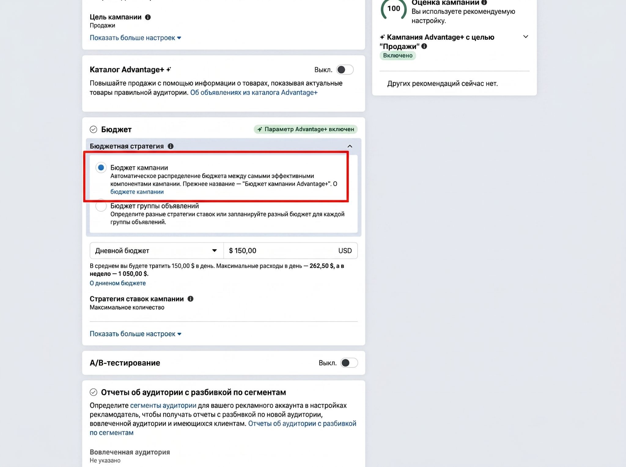 Настройка бюджета на уровне кампании Facebook | Изображение 5
